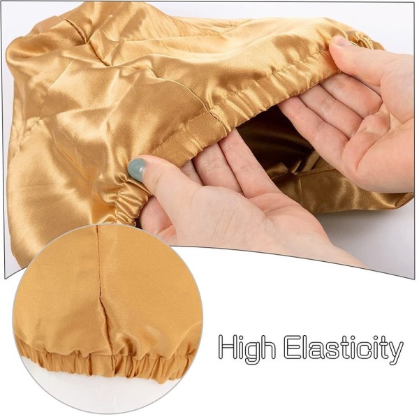 Silk Hårinpackning Silk Sovhuv SVART Black