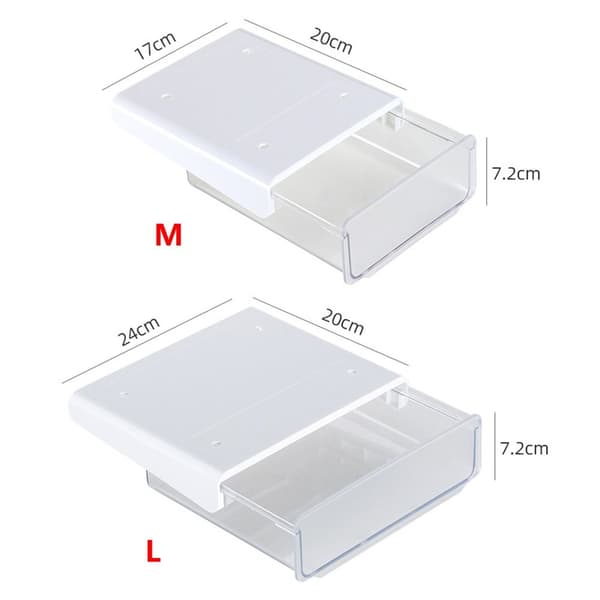 Under Bord Oppbevaringsboks Makeup Case WHITE M White M