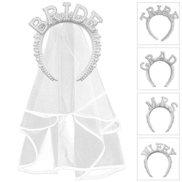Pearl Hairband Morsiuskruunu 4 4 4