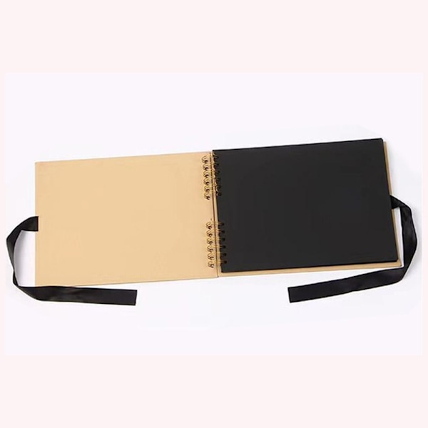 Scrapbog fotobog SORT Black