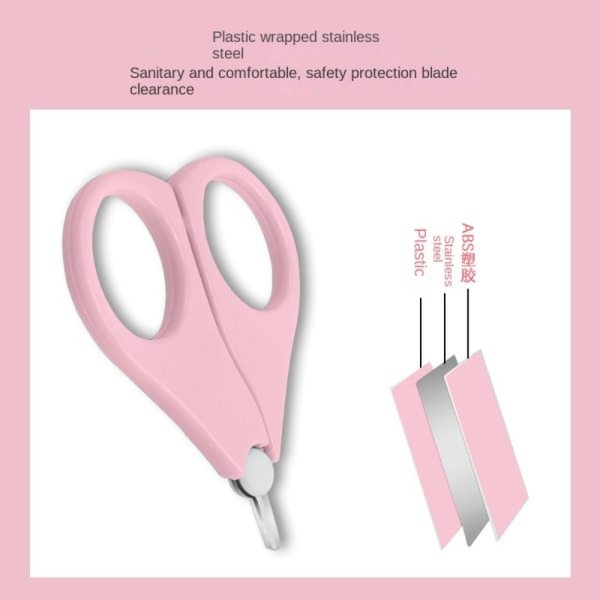 5 Stk Negleklipper Saks Kutter PINK Pink