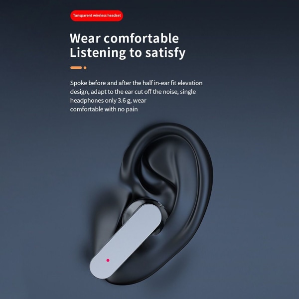Bluetooth Headset Langattomat kuulokkeet VALKOINEN White