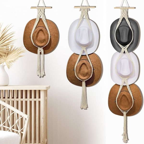 Macrame Hattehylde Hat Displaystativ LAG LAG layer