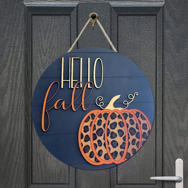 Tervetuloa syksyn ovikyltti Pumpkin kyltti DESIGN 3 DESIGN 3 Design 3