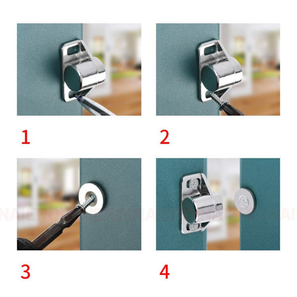 Skåpdörr Spärr Möbel Dörrpropp GRÅ GRÅ gray