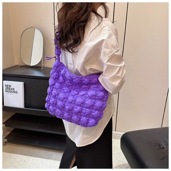 Skuldertaske Puffy Håndtaske HVID White