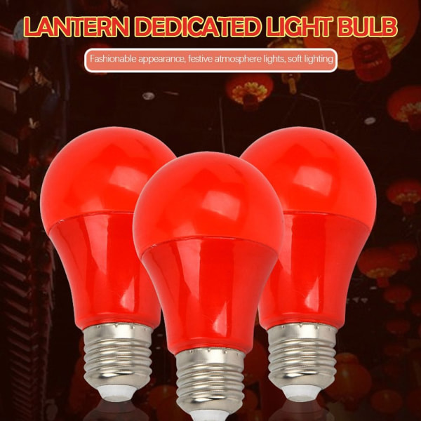 Led Fargerike A60-RED-5W A60-RED-5W A60-Red-5W