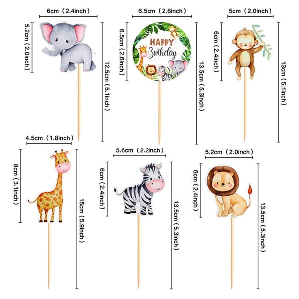 Fødselsdag Topper Cake Toppers Cake Picks
