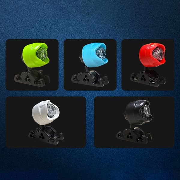 Frontlykter Til Croc Sko Charms SORT LADER-2STK Black Charging-2PCS