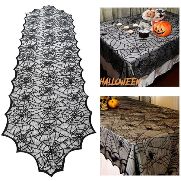 Öppen spis Mantel Scarf Skeleton Skull Duk 2 2 2