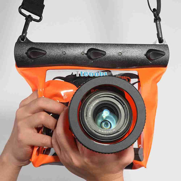 Kamera Vanntett Veske Kameraveske ORANGE orange