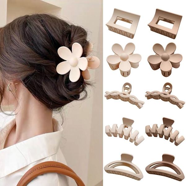 4 stk Haj Clip Hair Claw 7 7 7