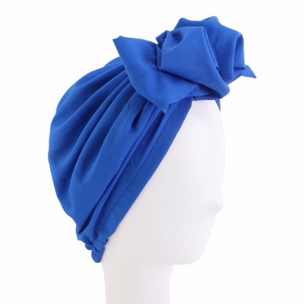 Dame Turban Cap Dame Headwrap ROYAL BLUE royal blue