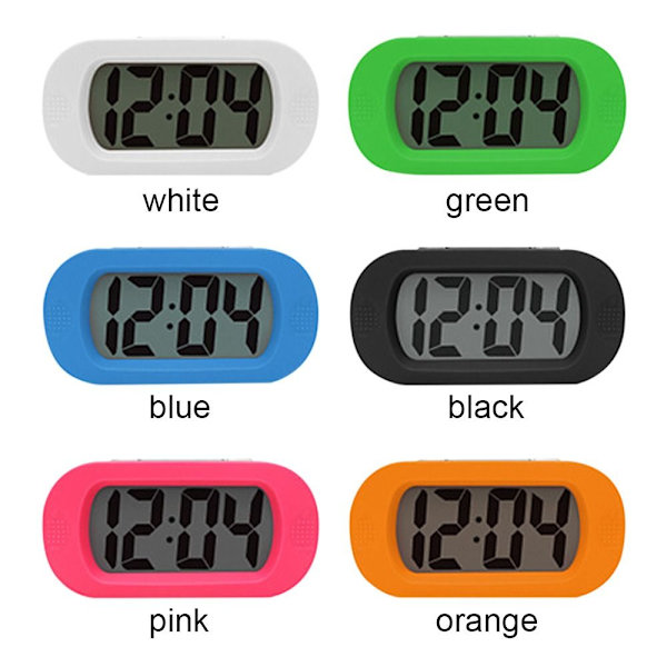 Alarm Snooze Clock Elektronisk ur SORT black