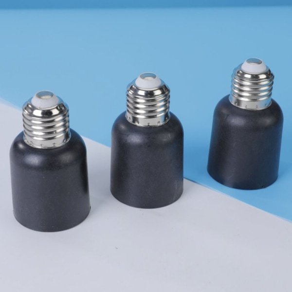 E27 Til E40 Fatning Lyspære Fatning Adapter SORT black