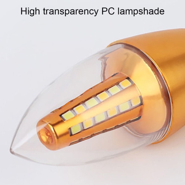 Led-ljuslampor Energisparlampa E27TIP HEAD 7W TIP HEAD 7W E27Tip Head 7w