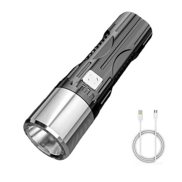 LED-taskulamppu USB -ladattava valonheitin