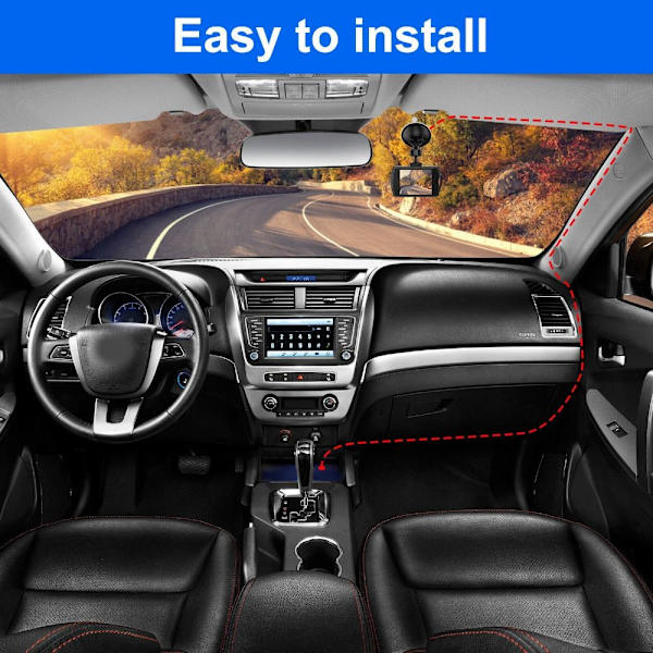 Car Dash Cam Auton DVR-tallennin kamera videokamera