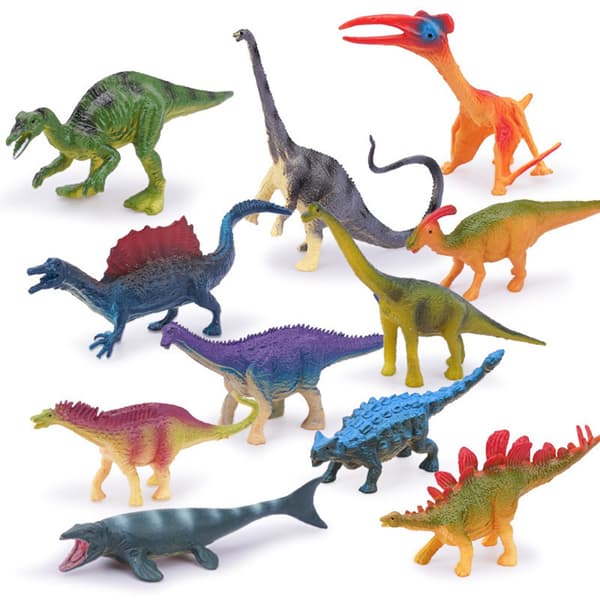 12 st Djurmodell plastfigurer 1 1 1
