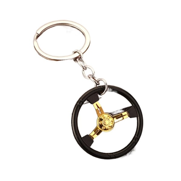 Rat Nøglering Bil Nøglering SORT&GULD Black&gold