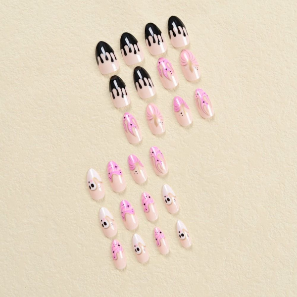 Halloween Fake Nails Ballerina tekokynnet 2 2 2