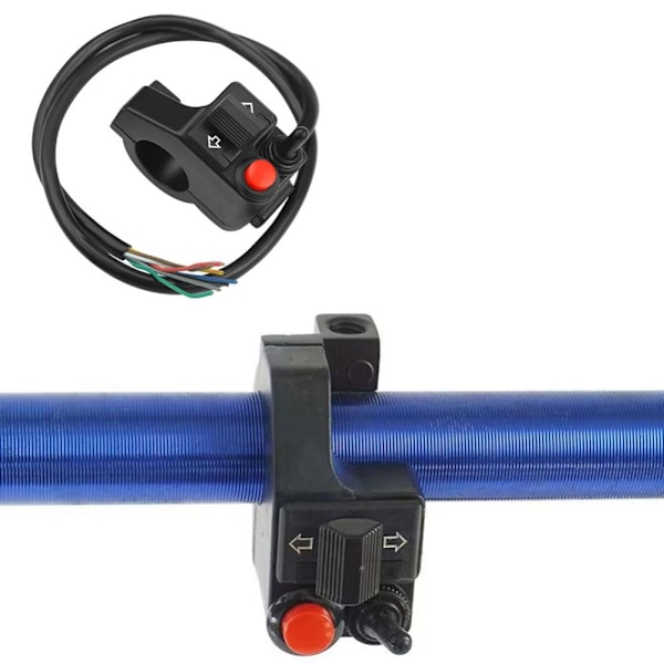 Motorcykel multifunktionskontakt Moto Light Controller SORT black