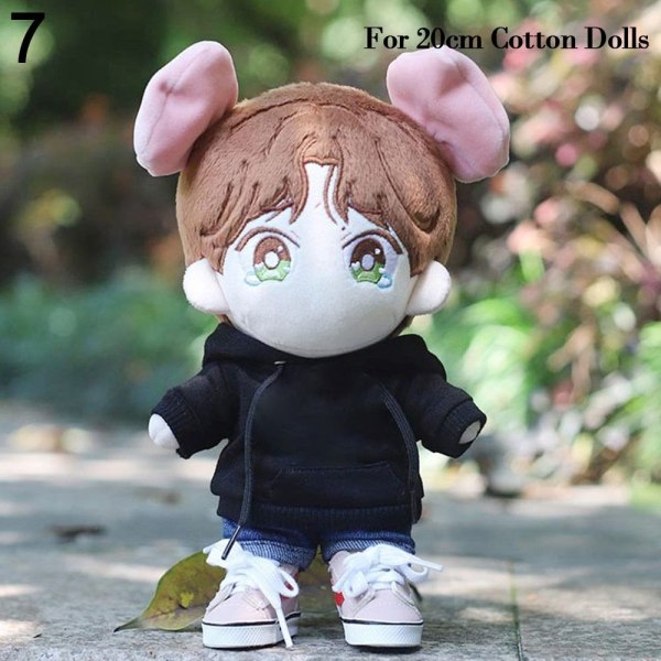 20 cm docka kläder Docka hoodies 7 7 7