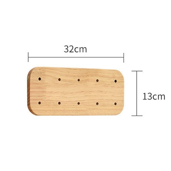 2 st Trä Hålpanel Peg Board 2 ST 2pcs