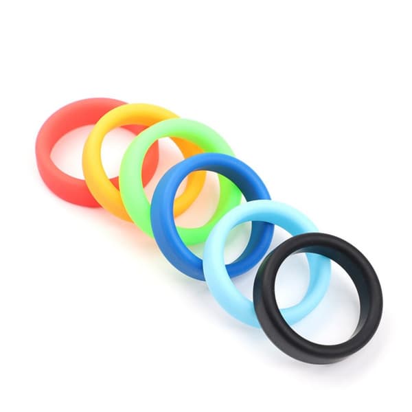 2 Stk Gummi Ring Bagage Hjul Ring SORT SORT black