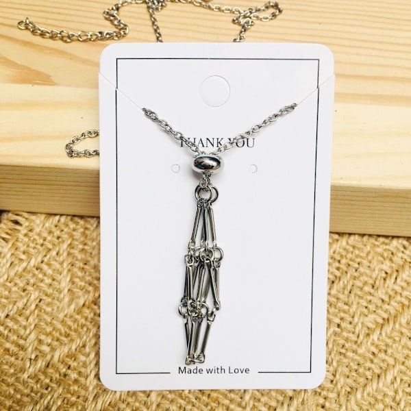 Crystal Holder Cage Necklace Crystal Net Metal Necklace S S