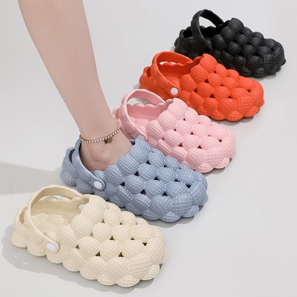 Massage Bubble Slides Hjemmesko Non SPA SPA Hjemmesko GRÅ 40-41 Grey 40-41