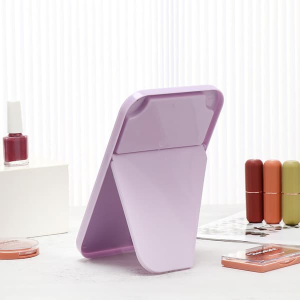 Foldbart Makeup Spejl Kvadratiske Spejle BLÅ blue