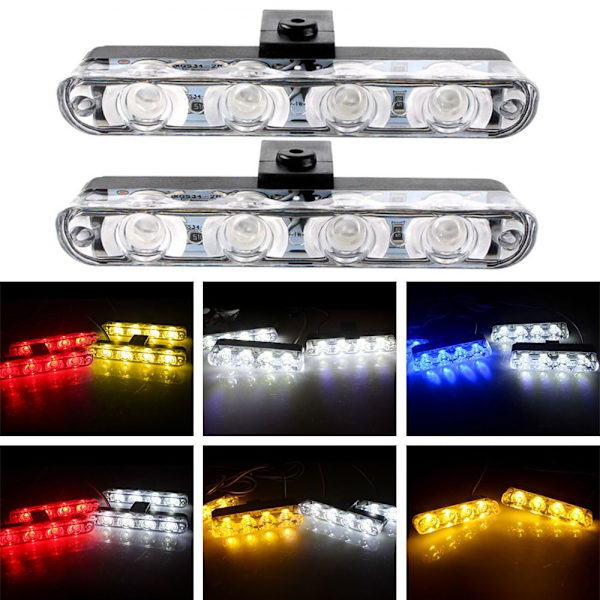 Auton led-valon varoitusvalo KELTAINEN yellow