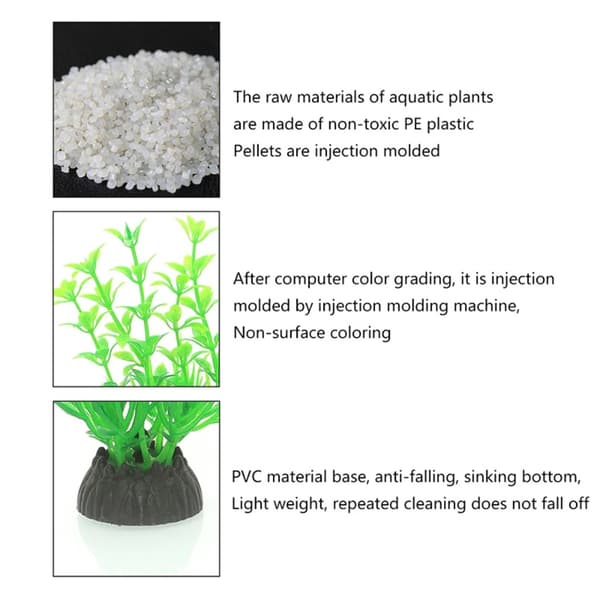 Artificial Plant Aquarium Decor BLUE DOT BLUE DOT Blue Dot