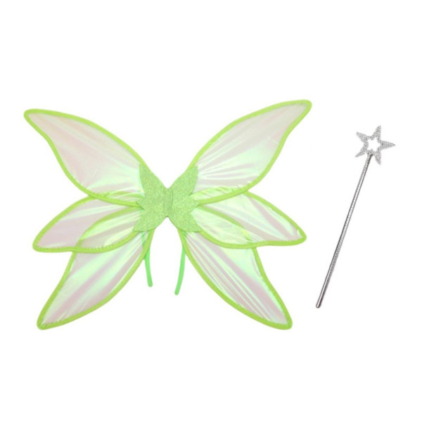 Fairy Wings Princess Dress-Up Wings VIHREÄ Green
