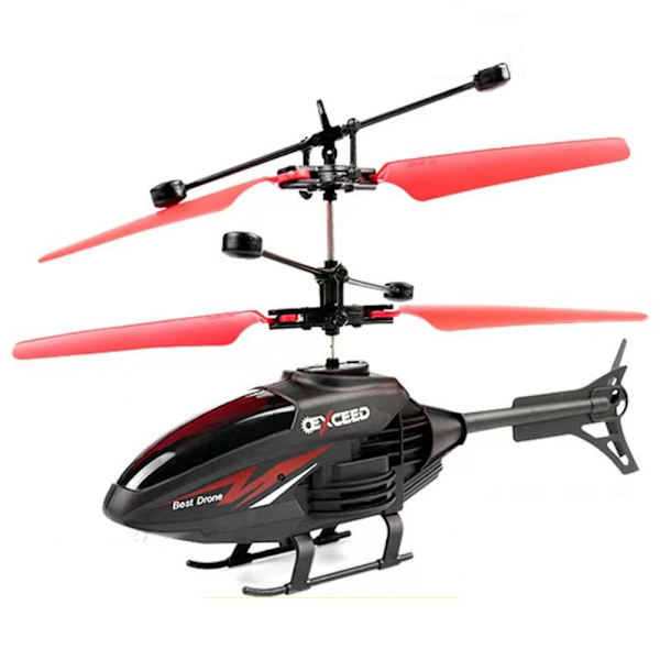 RC Helicopters Remote Control Plane PUNAINEN red