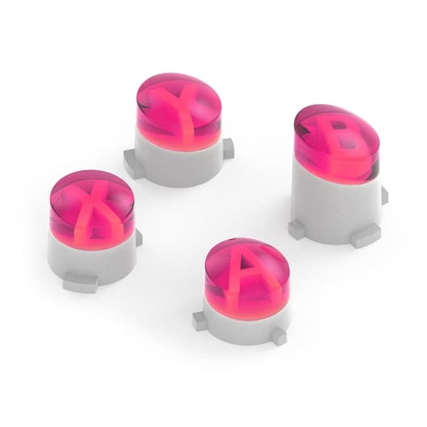Abxy-knappkontrollknapper ROSA pink