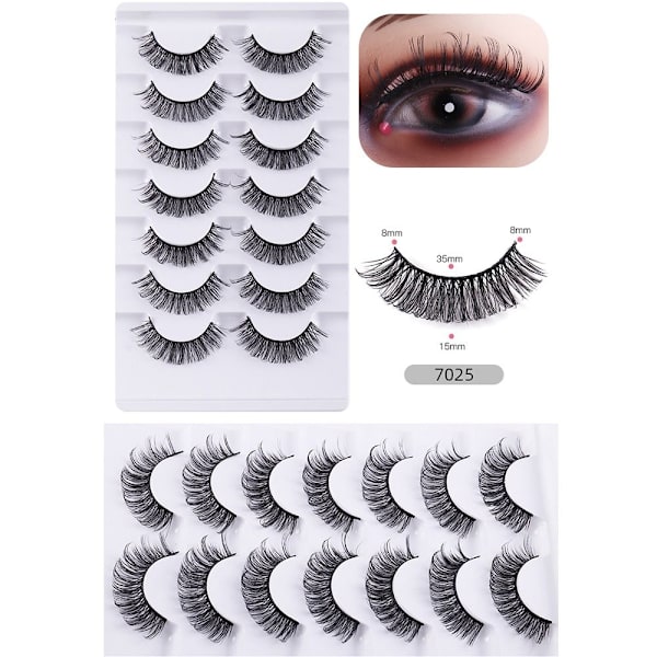 Faux Mink Lashes Cat Eye Lashes 7025 7025 7025