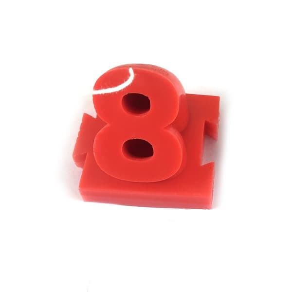 Nummer lysform silikonformer 8 8 8