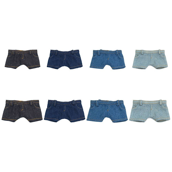 15cm/20cm Dukkeklær Mote bomullsbukser LYS BLÅ 15CM Light Blue 15cm