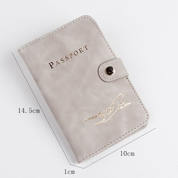 Cover Kreditkort Passhållare GRÅ Grey