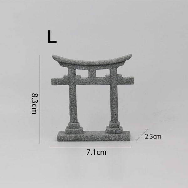 Mini japanilainen Torii Gate Simulation Torii L L L
