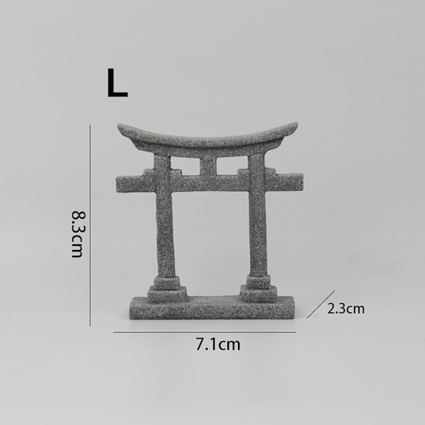 Mini japanilainen Torii Gate Simulation Torii S S S