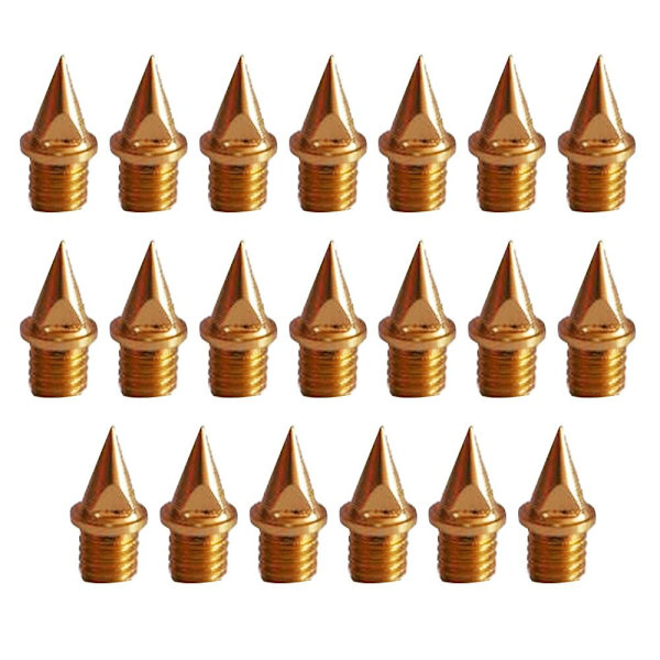 20 kpl Track Spikes Carbon Spikes GOLD Gold