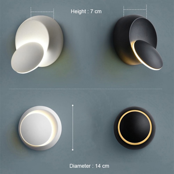 Vegglampe Lamper Vegglampe HVIT HVIT HVIT white White-White