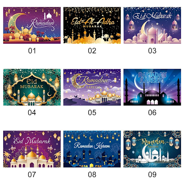 Eid-taustakangas - Ramadan-koriste 03 03