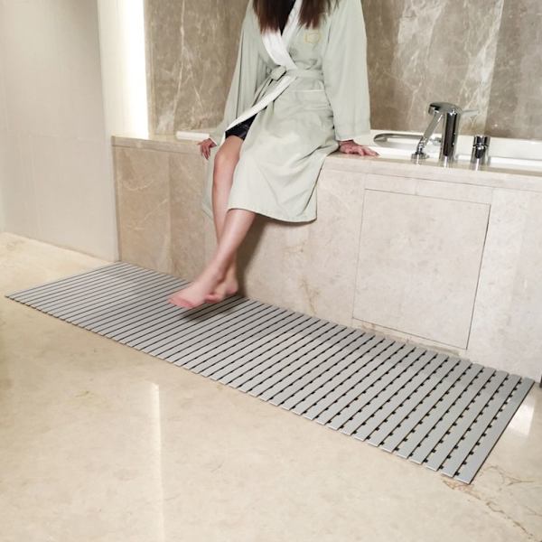 Badematte Badekarteppe SVART SORT Black