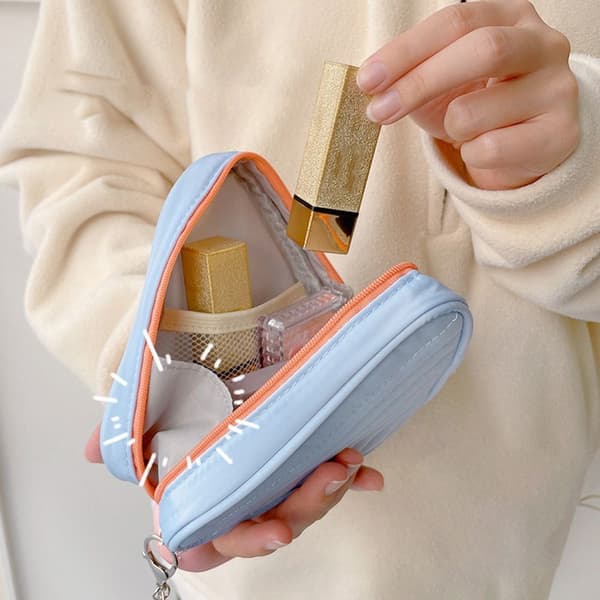 Triangle Makeup Bag Kosmetiktaske GRÅ 2 2 grey 2-2
