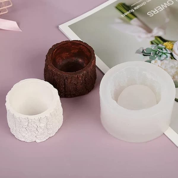 Blomsterpotte Silikonform leire
