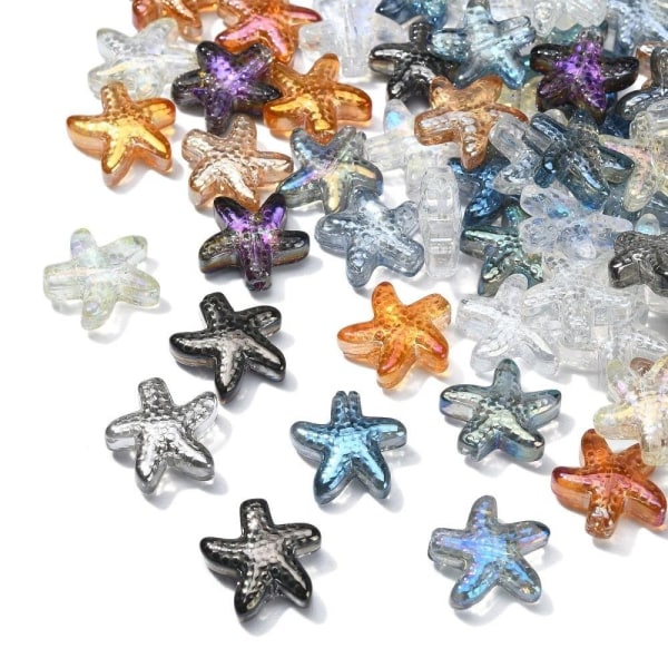90 stk Starfish Beads Animal Beads Ocean Beads